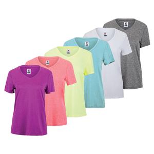 Women`s V-Neck Short Sleeve Pickleball Tee