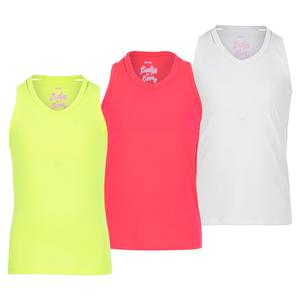 Girls` V-Neck Cutout Tennis Tank