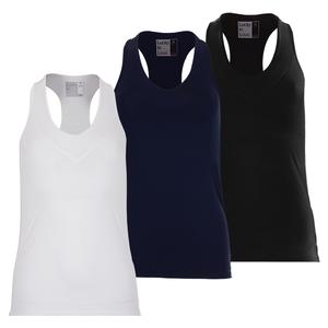 Women`s V-Neck Tennis Tank with Bra