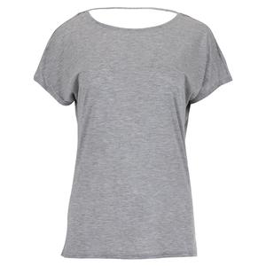 Women`s Spin Tennis Top Heather Grey