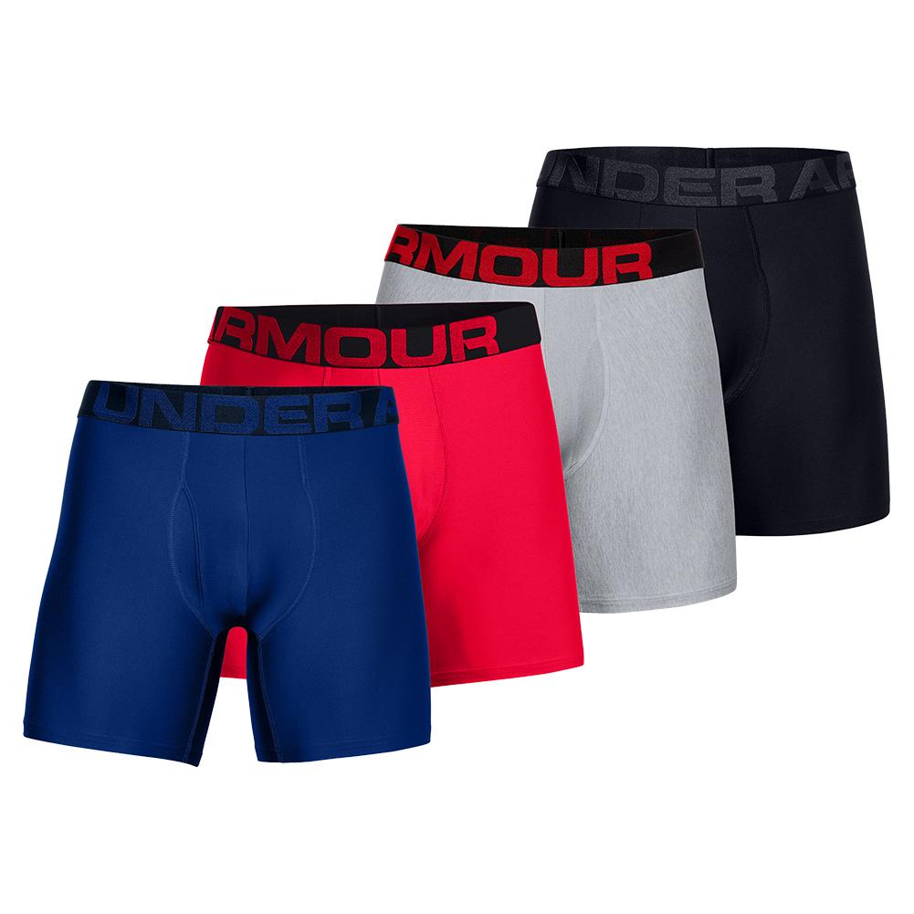 Under Men`s Tech 6 Inch Boxerjock 2-Pack