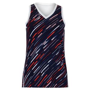 Women`s Gazelle Tennis Tank Cascade Stripe