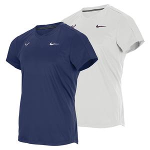 Men`s Rafa Court Dri -FIT Challenger Short Sleeve Tennis Top