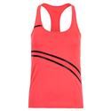 Women`s Angelika Tennis Tank Vibrant Red and Black