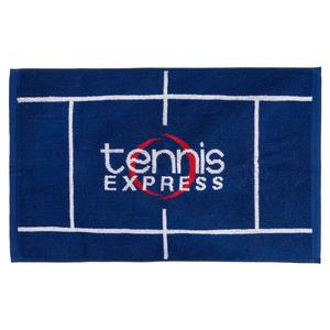 Cotton Sports Towel with Tennis Express Logo Towel Blue