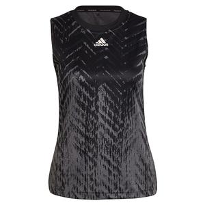 Women`s Primeblue Match Tennis Tank Carbon