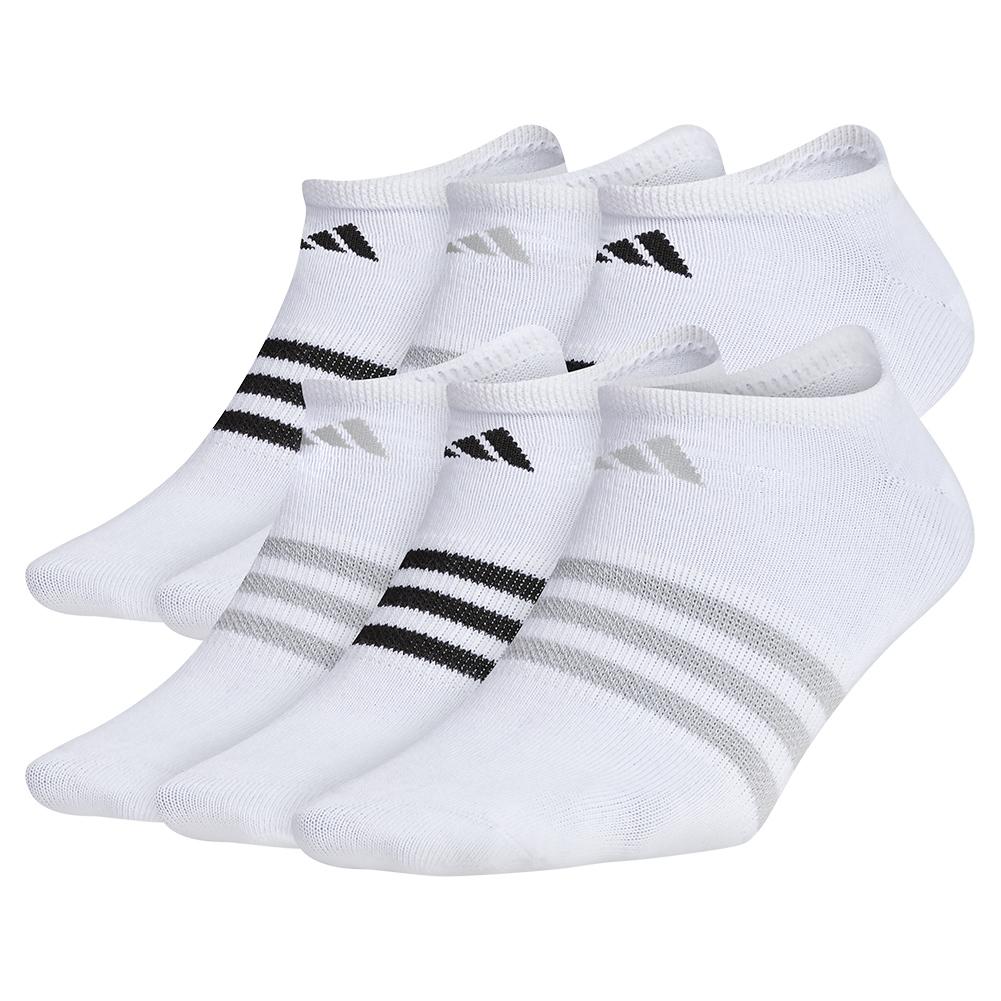 adidas Women's Superlite No Show Socks White