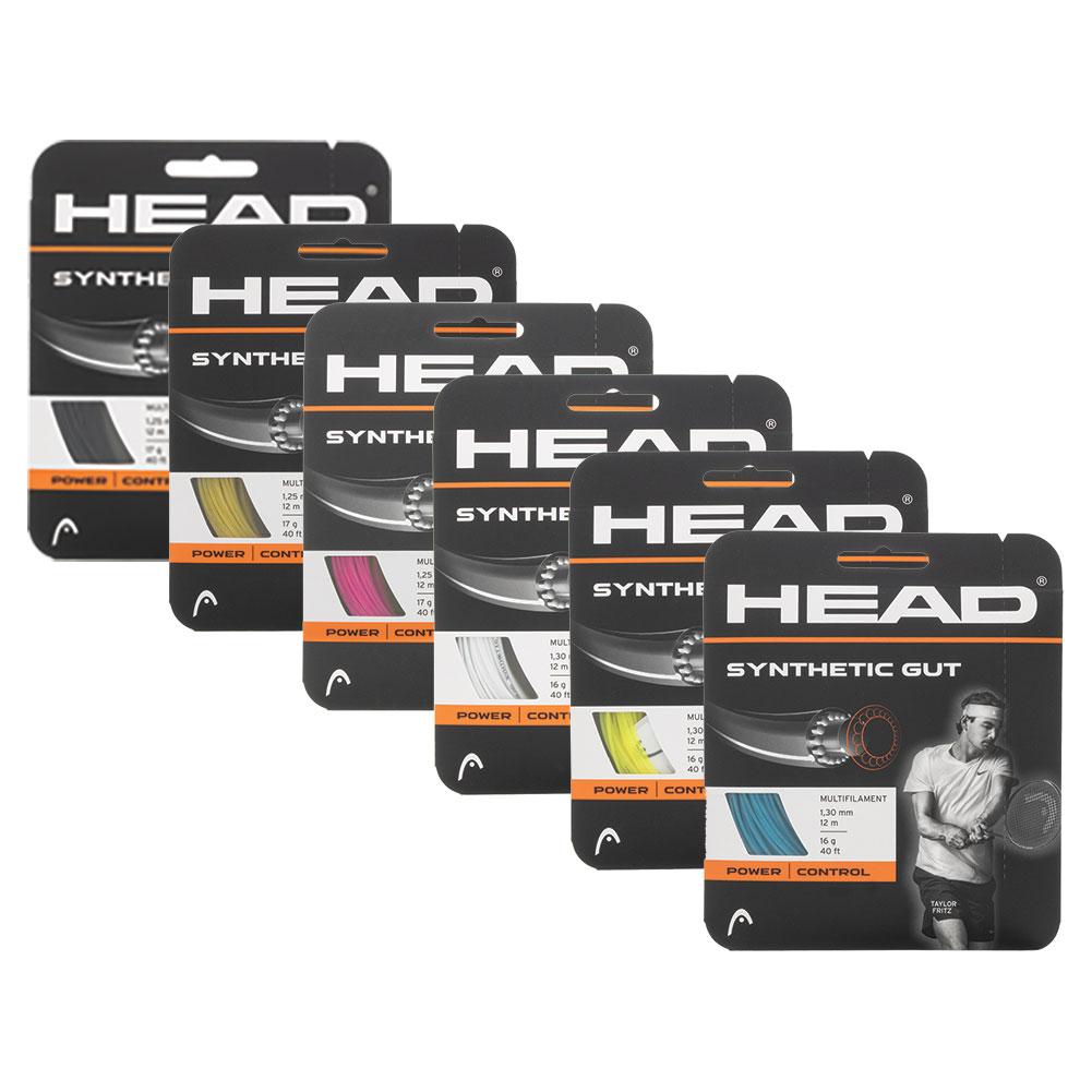 Head Synthetic Gut Tennis String ( 16g White )