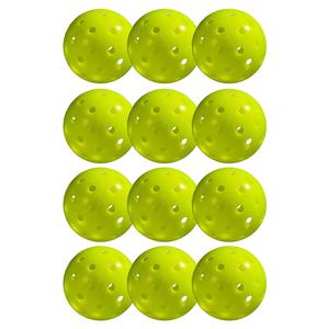 X-40 Outdoor Pickleballs 12 Pack Optic