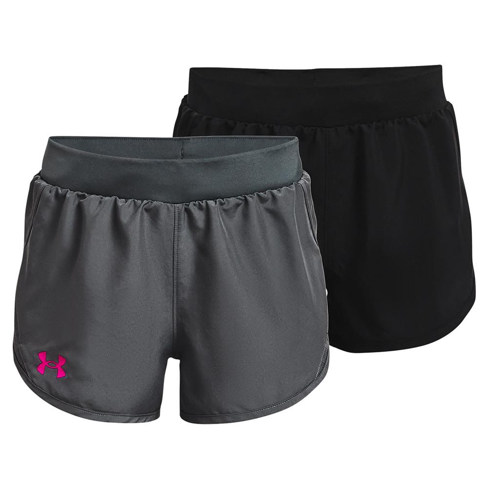 Under Armour Girls' Fly by Shorts : : Clothing, Shoes & Accessories