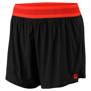 Women`s Kaos Mirage 3.5 Inch Tennis Short 4_BLACK/FR_CRL