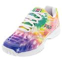 Juniors` Axilus 2 Tennis Shoes Tie Dye and White