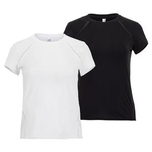 Women`s Classic Short Sleeve Tennis Crew Neck