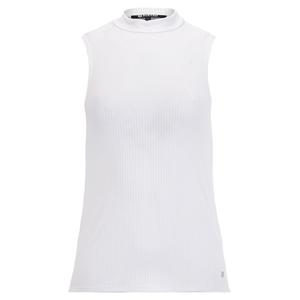 Women`s Studio 54 Mock Tennis Top Bright White