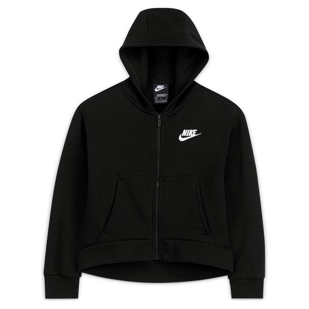Nike Girls` Sportswear Club Fleece Full-Zip Hoodie