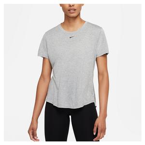 Women`s Dri-FIT One Standard Fit Short-Sleeve Top 073_PARTICLE_GREY/HT
