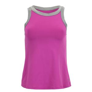 Womens Strike Tennis Tank Fuchsia and Iron