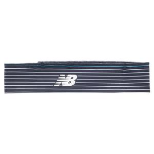 Tennis Headband Blue and White Stripe