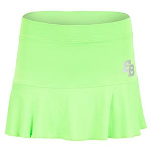 Women`s Basic Tennis Skort Lime Green