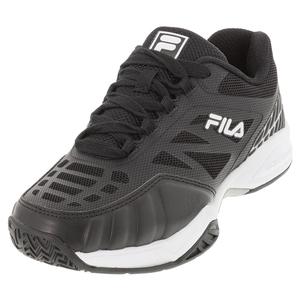 Juniors` Axilus 2 Tennis Shoes Black and White