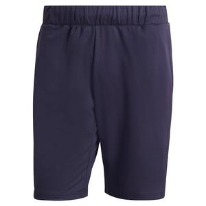 Men`s HEAT.RDY 7 Inch Knitted Tennis Short Shadow Navy and White