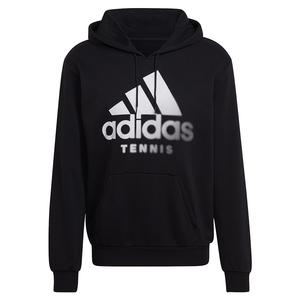 Men`s Category Graphic Tennis Hoody Black and White