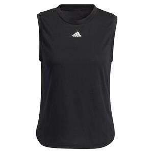 Women`s Cotton-Touch Sport Tank Top Black and White