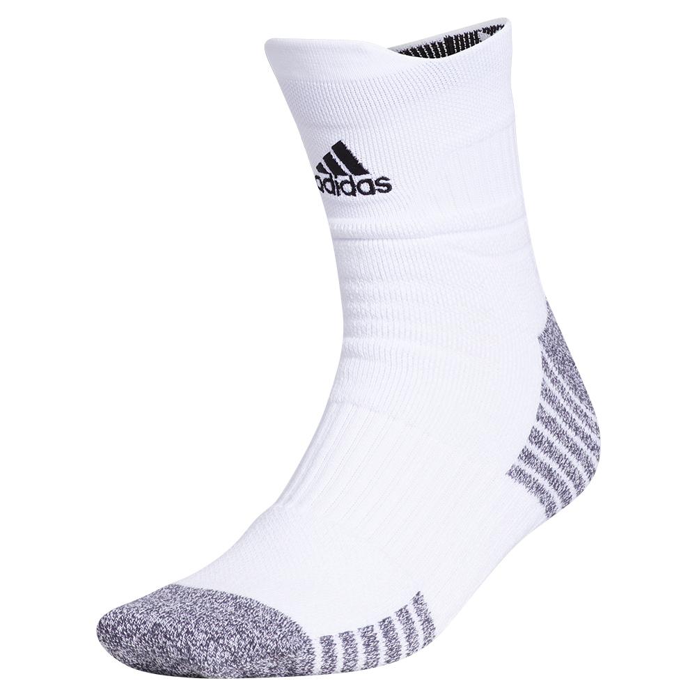 Adidas 5-Star Cushioned Quarter Socks White and Black