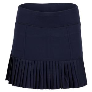 Women`s Knife Pleat Tennis Skort Midnight