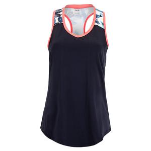 Women`s V-Neck Volley Tennis Tank Midnight