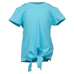 Girls` UV Colors Short Sleeve Tie Tennis Top Babyboy