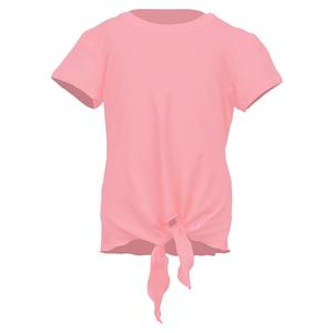 Girls` UV Colors Short Sleeve Tie Tennis Top Bubble