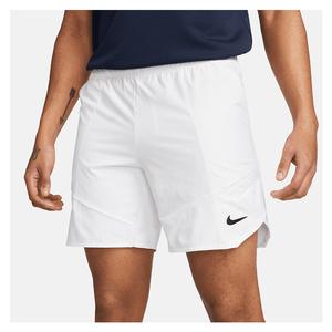 Men`s Court Dri-FIT Advantage 7 Inch Tennis Short 100_WHITE/BK