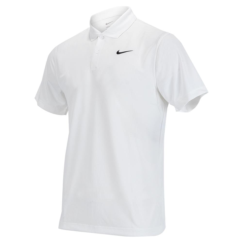 Nike Men`s Court Dri-FIT Solid Tennis Polo