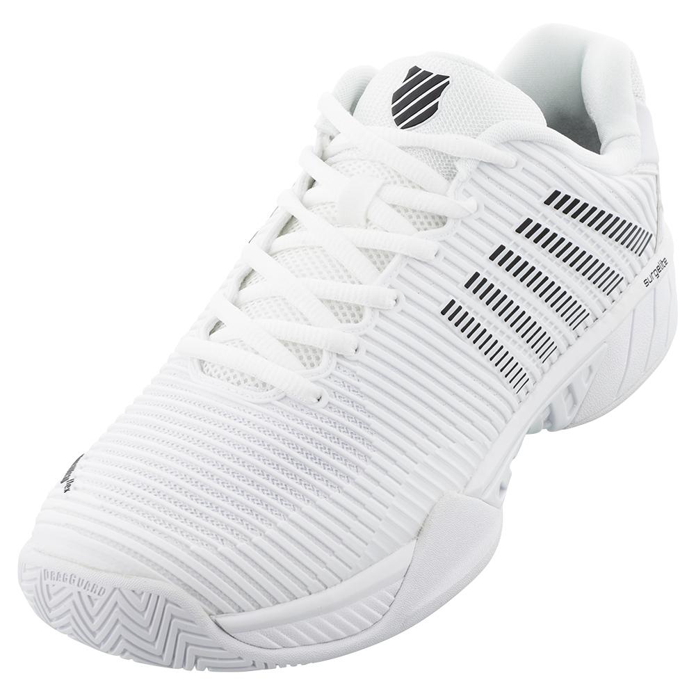  Men's Hypercourt Express 2 Hb Clay Tennis Shoes White And Black