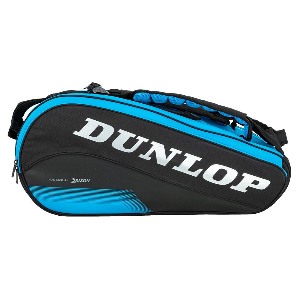 Dunlop FX Performance 8 Pack Tennis Bag Black and Blue | Tennis Express
