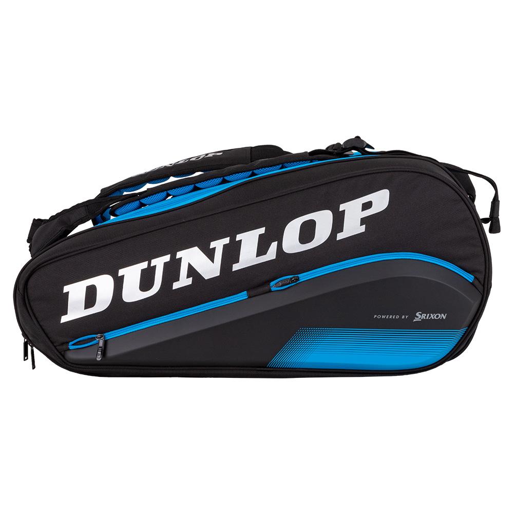 Dunlop FX Performance 8 Pack Tennis Bag Black and Blue | Tennis Express