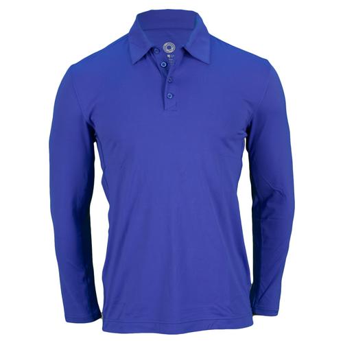 BLOQUV Men`s Long Sleeve Tennis Polo