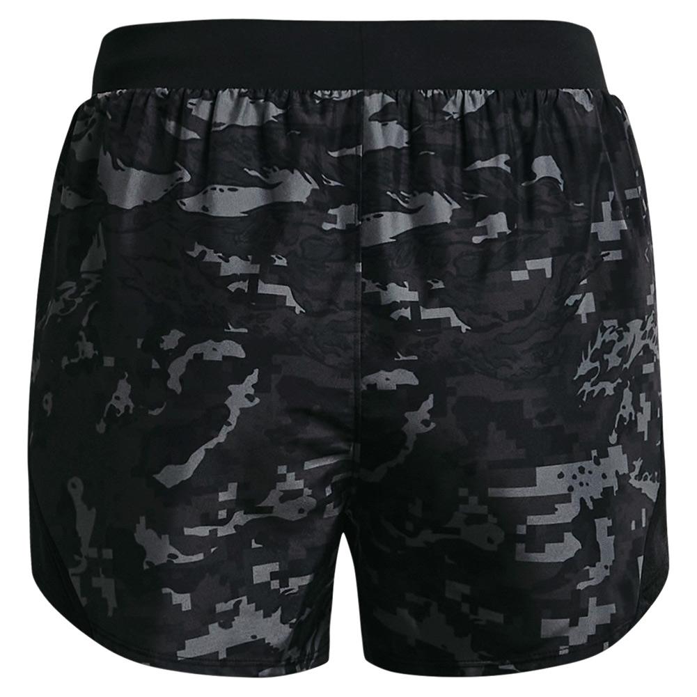 Under Armour Women`s UA Fly-By 2.0 Printed Shorts in Black