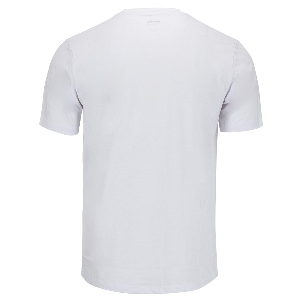 Diadora Men`s Diadora Club Short Sleeve Tennis T-Shirt