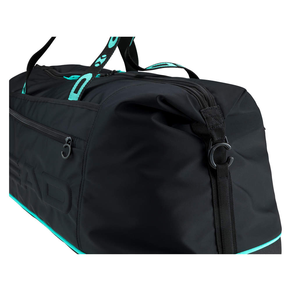 Coco Tennis Duffle Bag Black and Mint