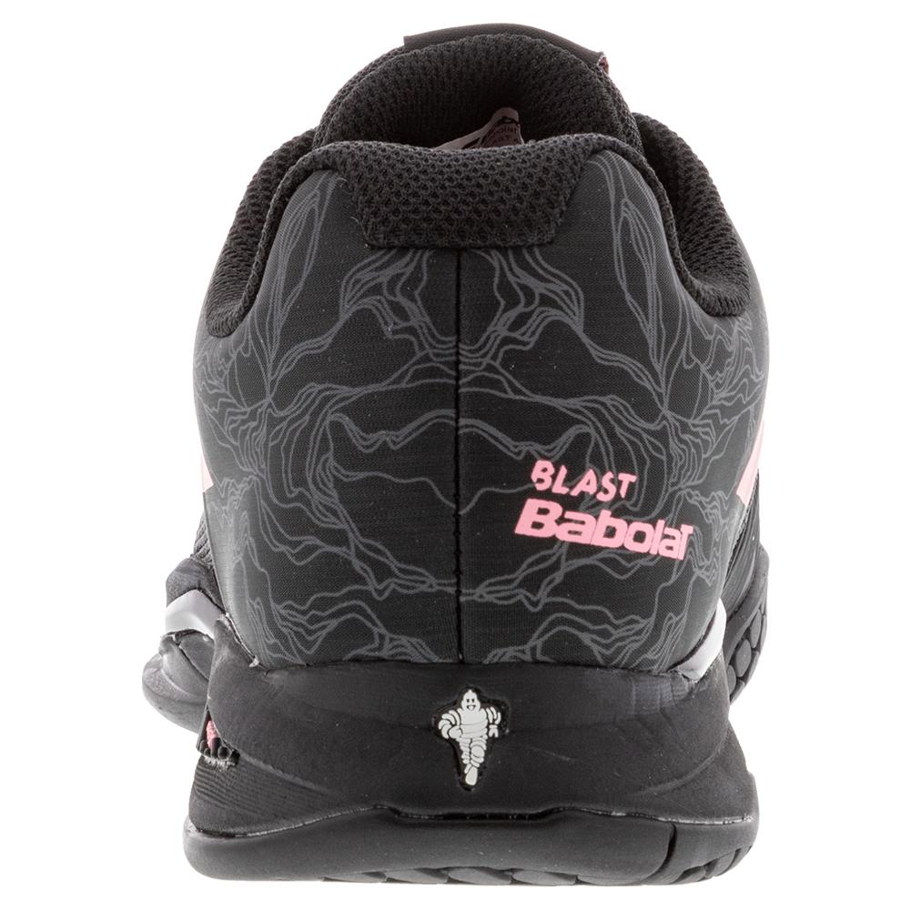Babolat Women`s Propulse Blast All Court Tennis Shoes Black and Geranium | Tennis Express | 31F20447-2014