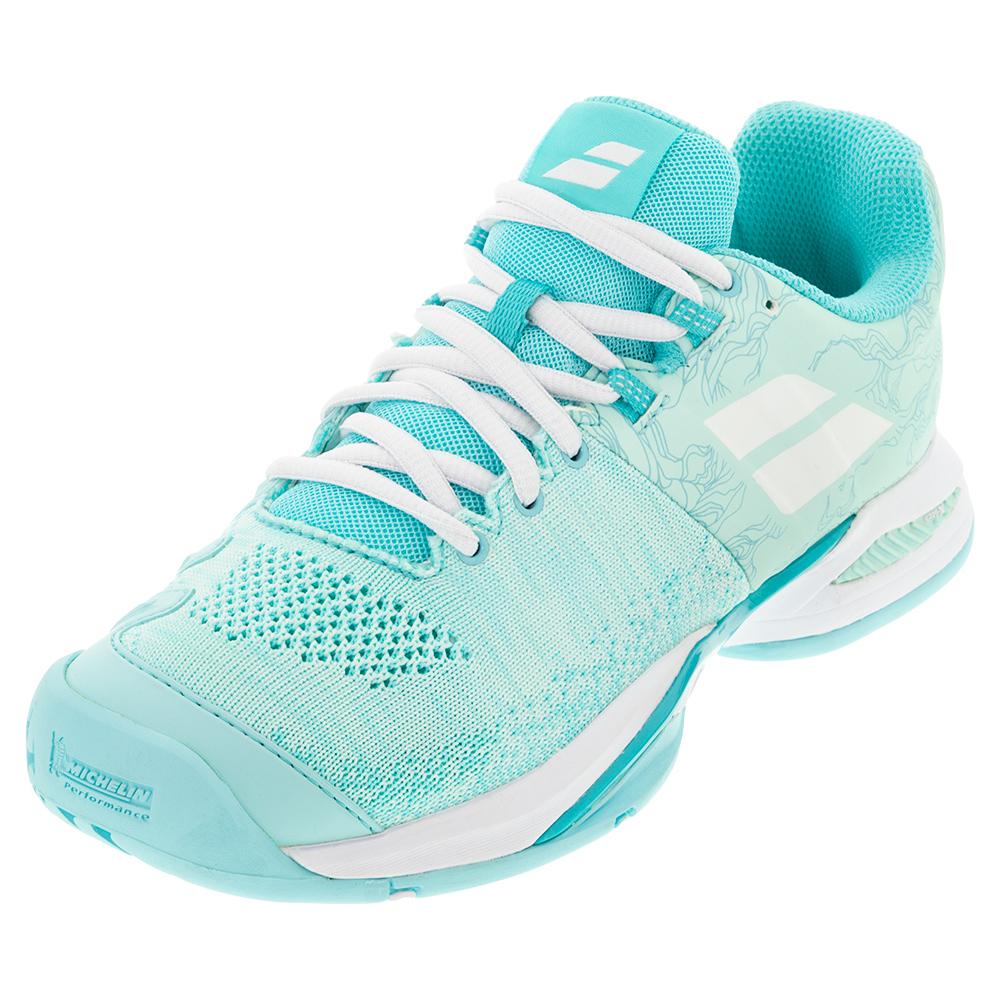 Babolat Women`s Propulse Blast All Court Tennis Shoes Tanager Turquoise ...