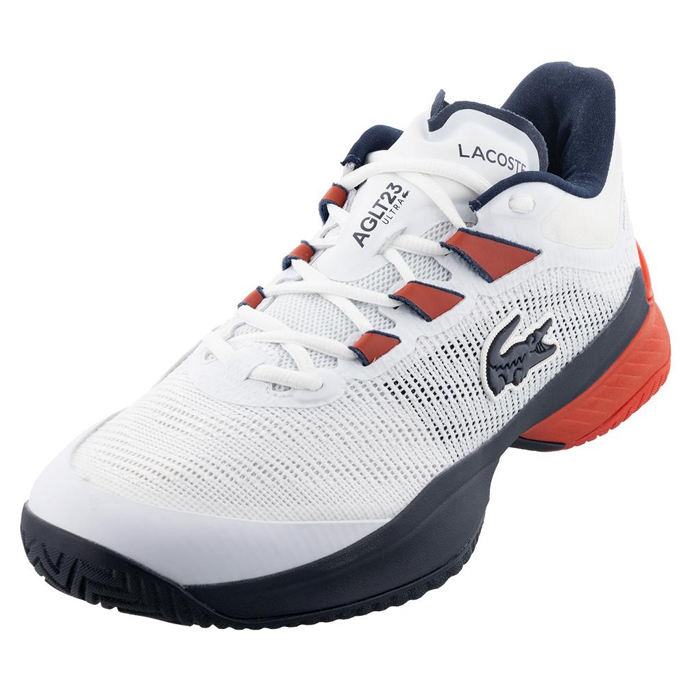 Tablet Duplikering gå på indkøb Lacoste Men`s AG-LT23 Ultra Tennis Shoes White and Red