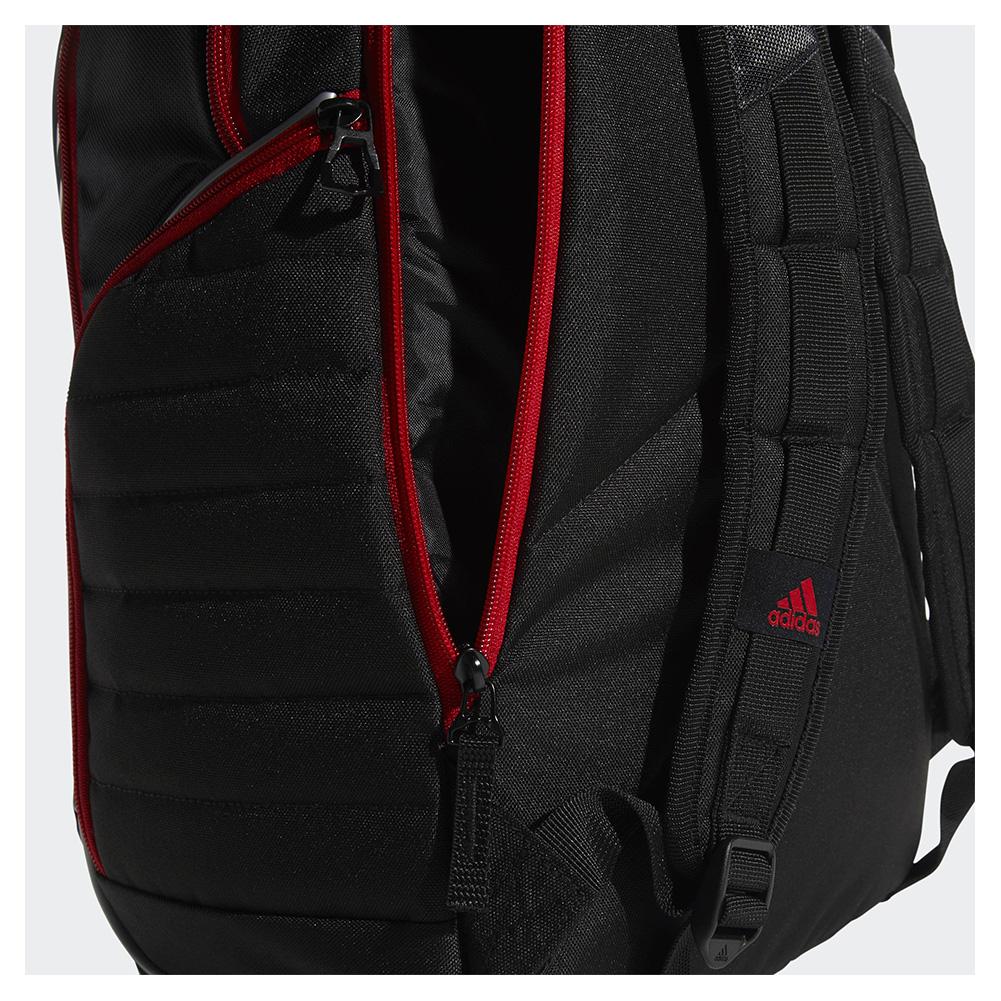 adidas Tour Tennis Racquet Backpack (Black/Scarlet)