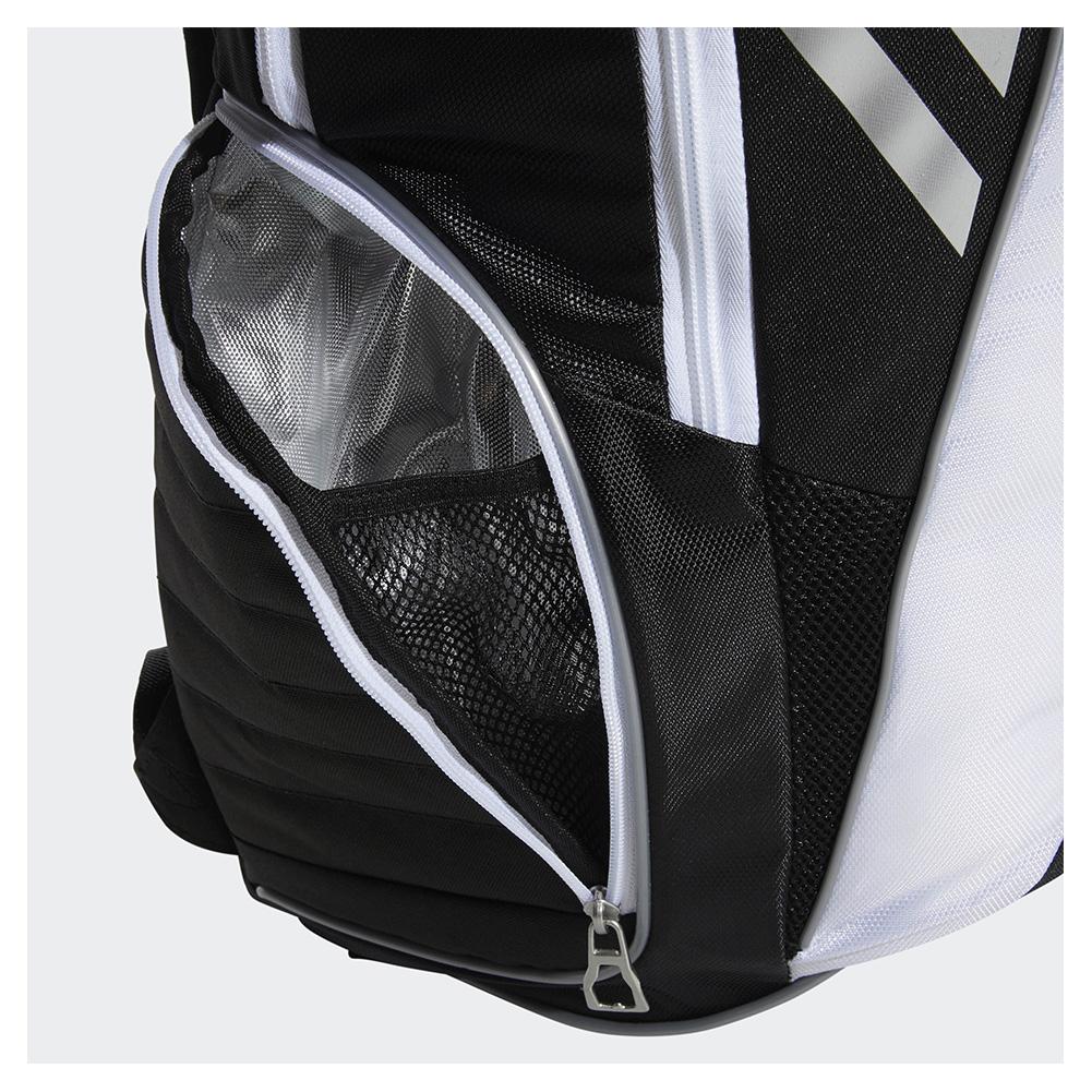 adidas Tour Tennis Racquet Backpack (Black/White)