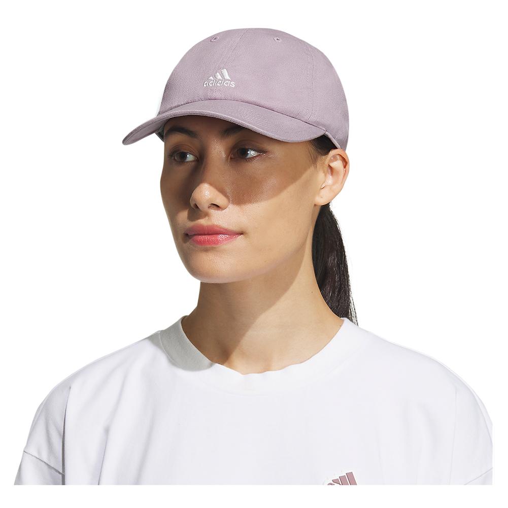 adidas Women`s Saturday Off Fig Preloved White 2.0 and Cap