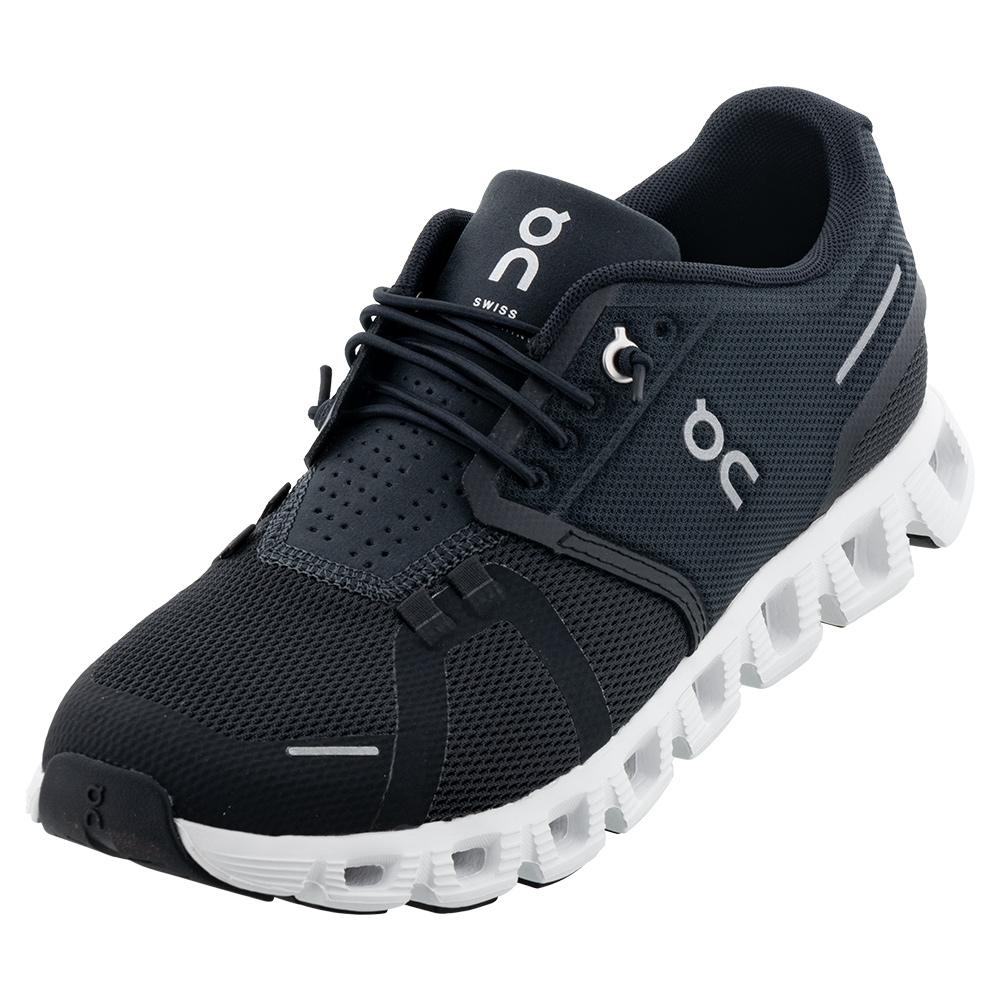 On Cloud 5 Running Shoes Black White