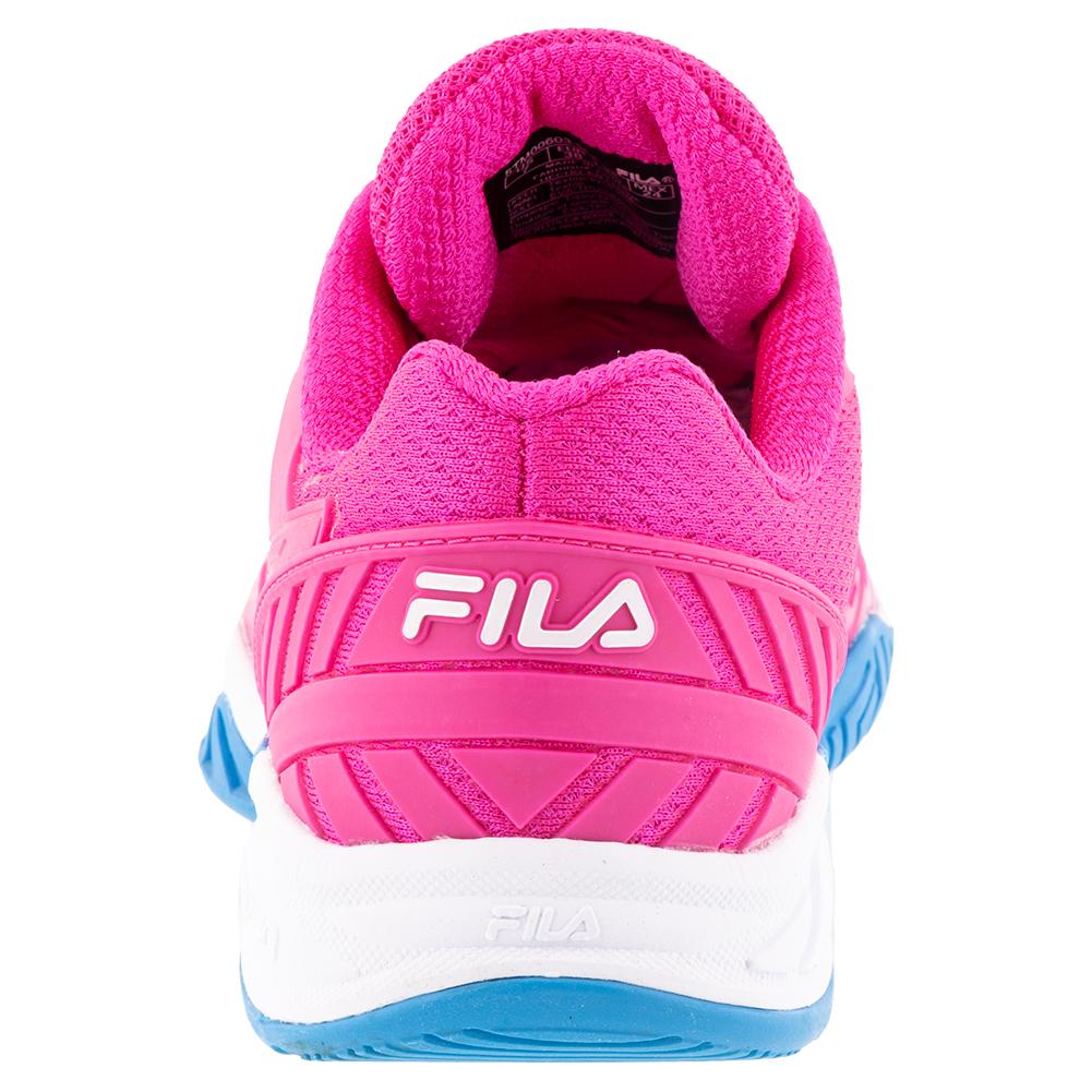 Fila Women`s Axilus 2 Tennis Shoes Glo and White