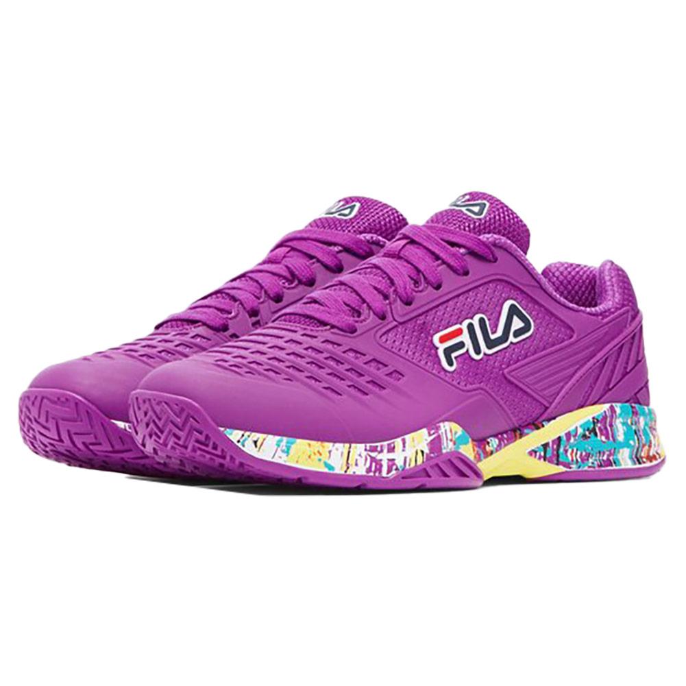  Women's Axilus 2 Energized Tennis Shoes Purple Cactus Flower And White